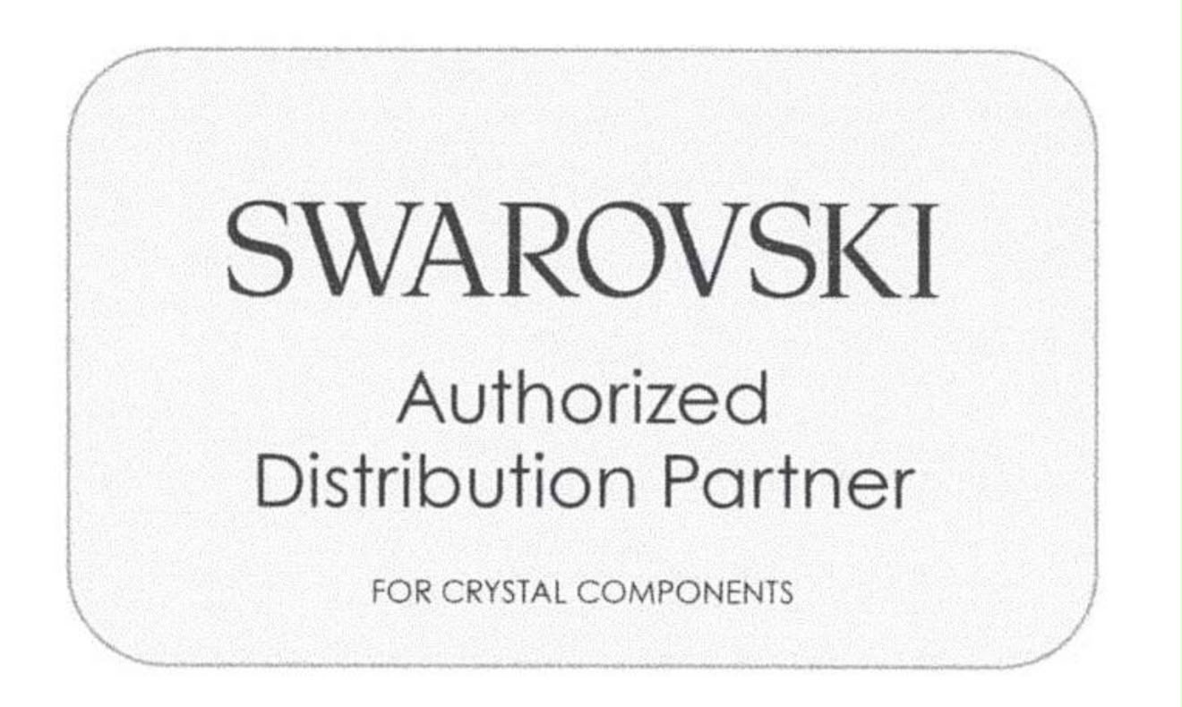 Swarovski Authorized Distribution Partner for Crystal Components