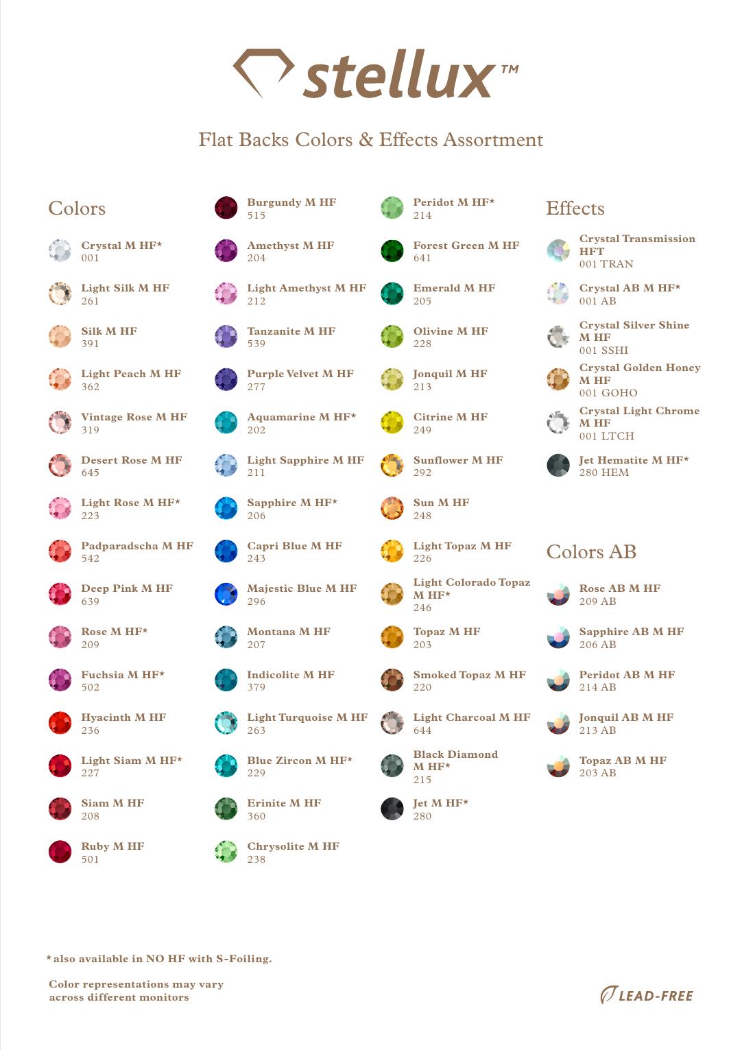 Flat Backs catalogue page 2